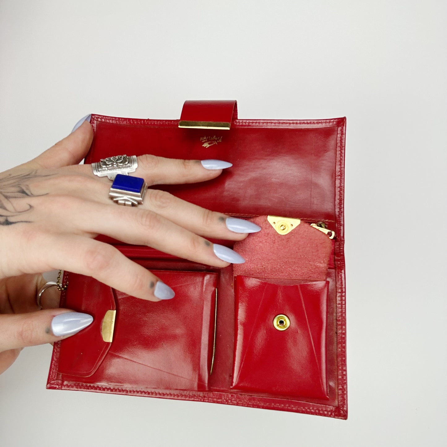 1960's Red Clutch Purse