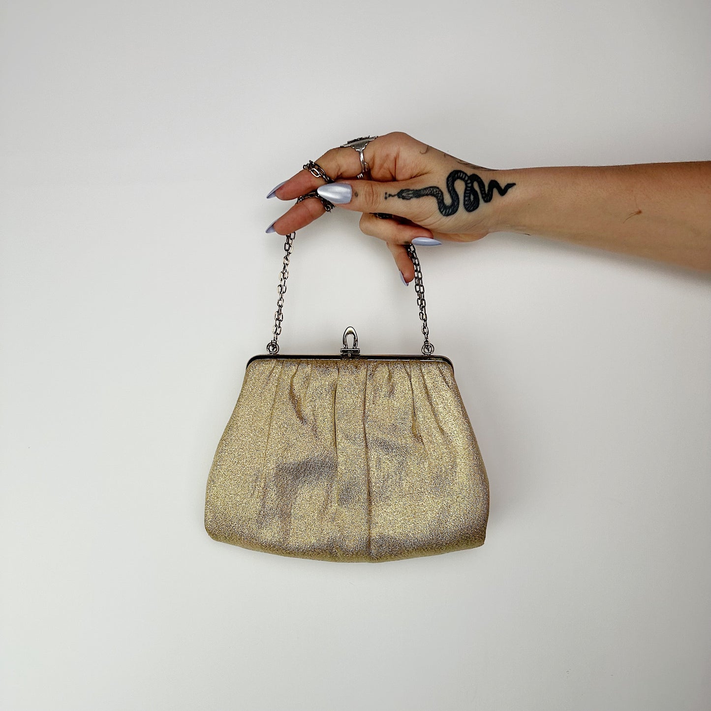 1960's Metallic Gold Purse
