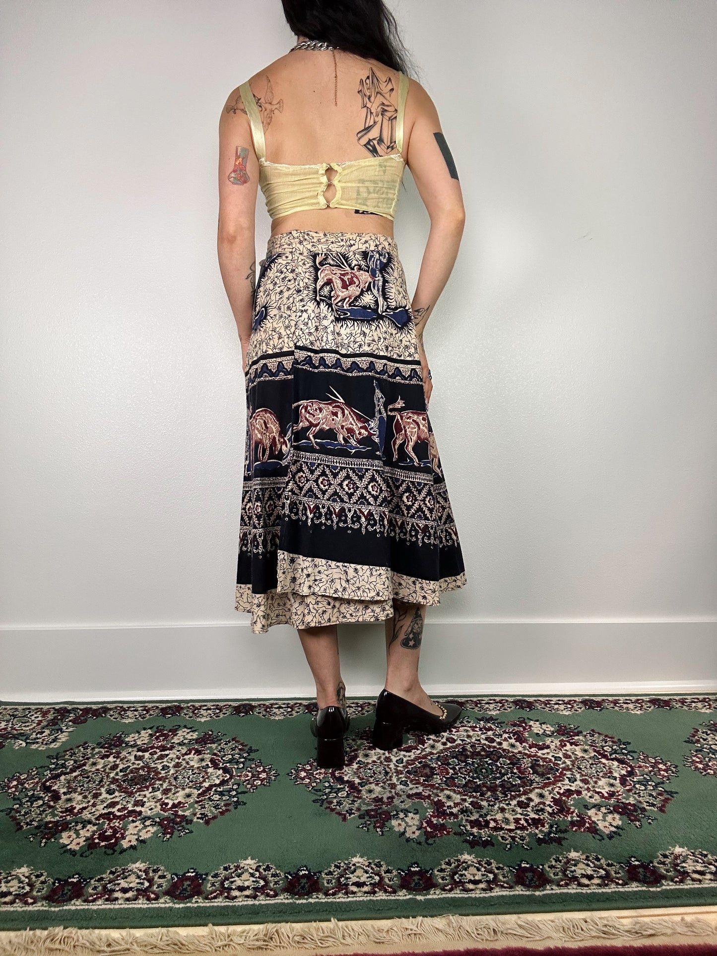 1970's Cowgirl Wrap Maxi