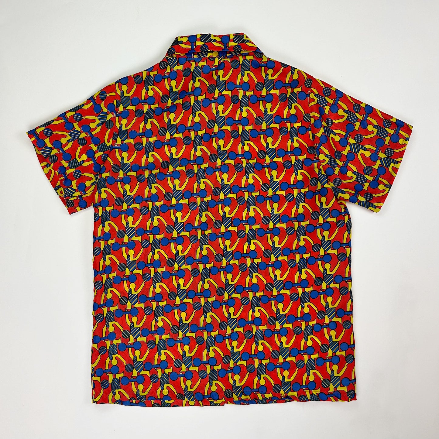 1970's Abstract Button Up