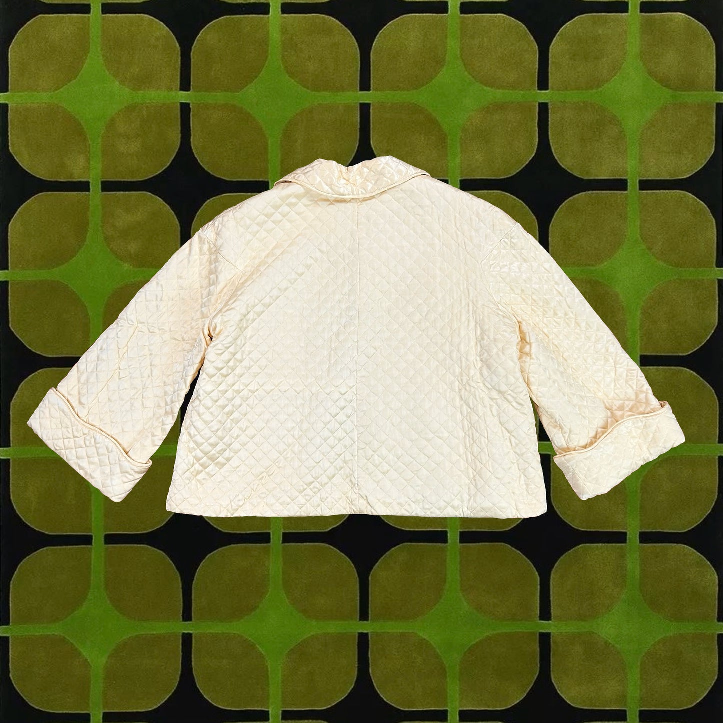 1960's Quilted Bed Jacket