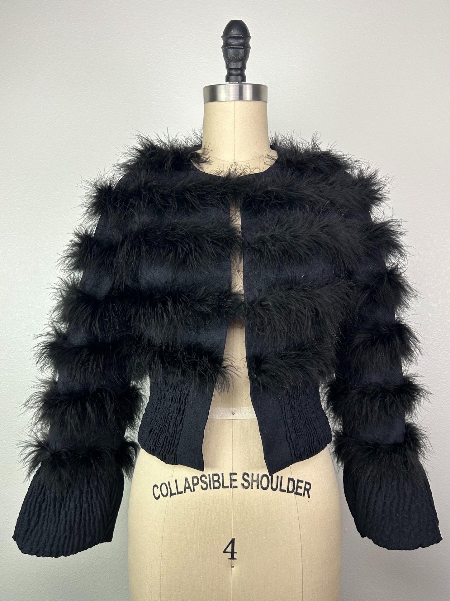 1970's Maribu Feather Jacket