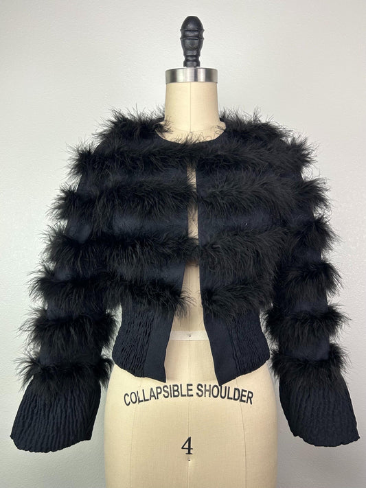 1970's Maribu Feather Jacket