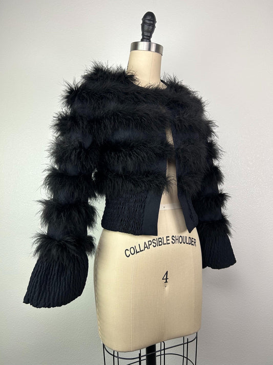1970's Maribu Feather Jacket