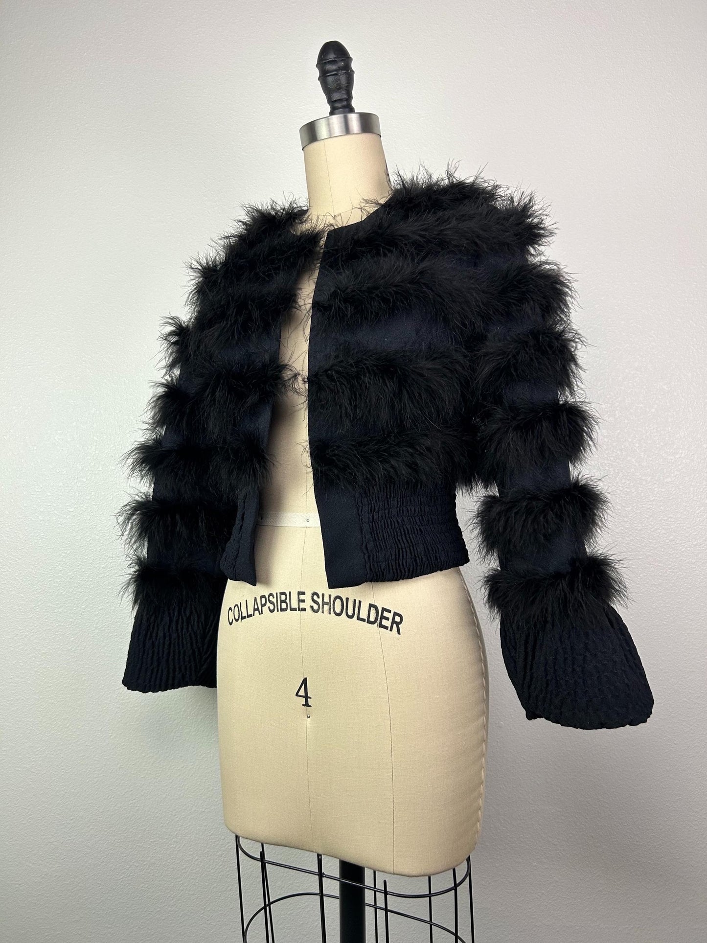 1970's Maribu Feather Jacket