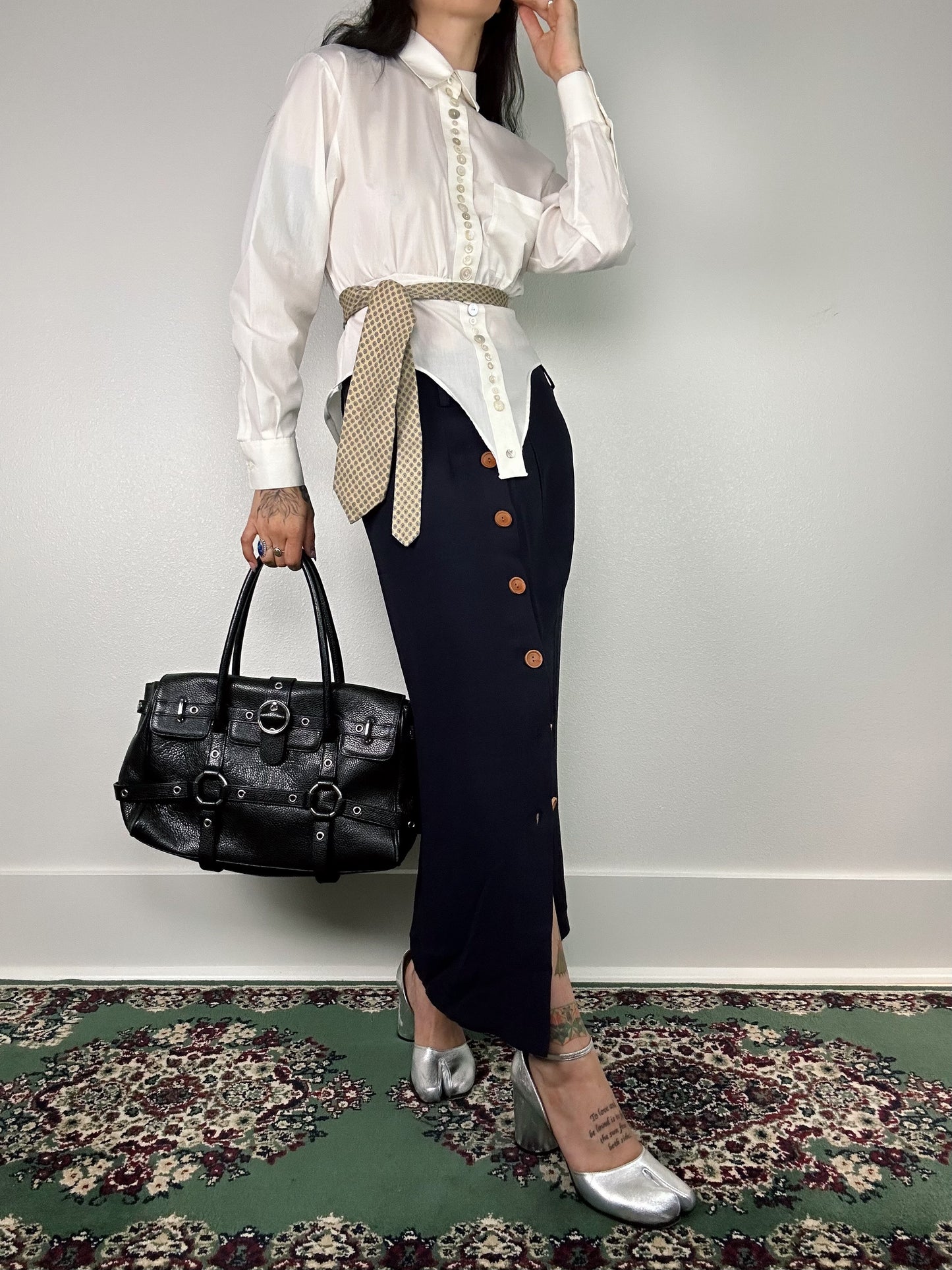 1990's Navy Blue Business