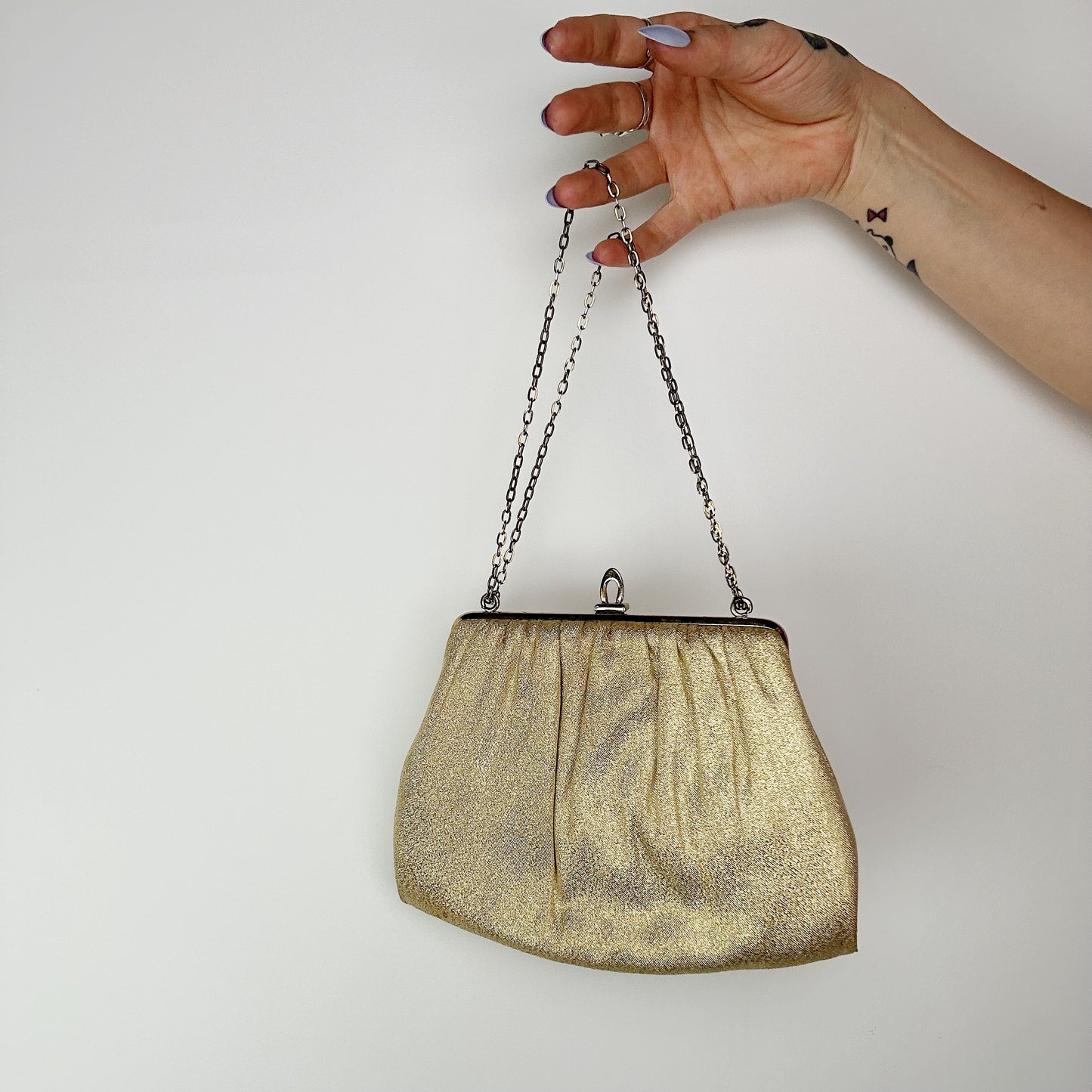 1960's Metallic Gold Purse