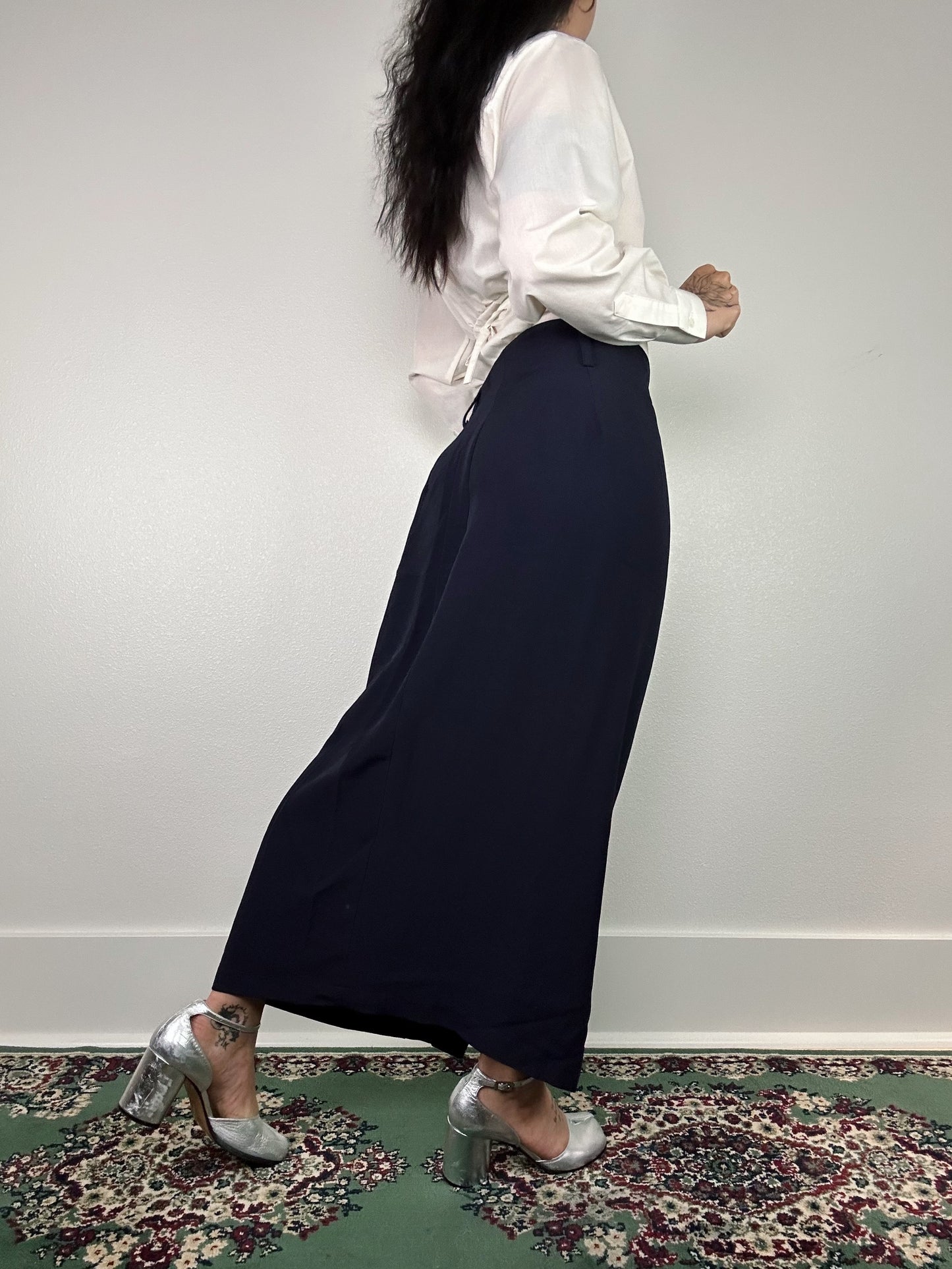 1990's Navy Blue Business