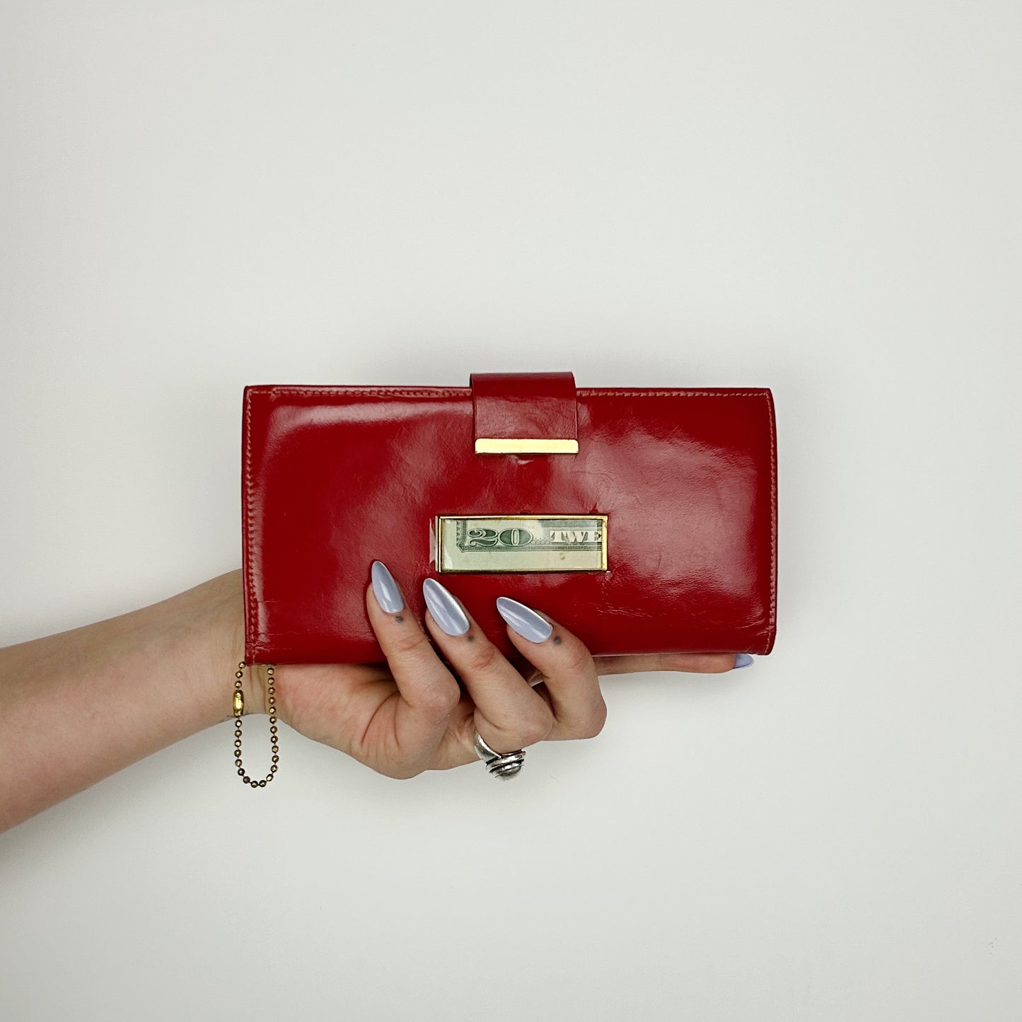 1960's Red Clutch Purse