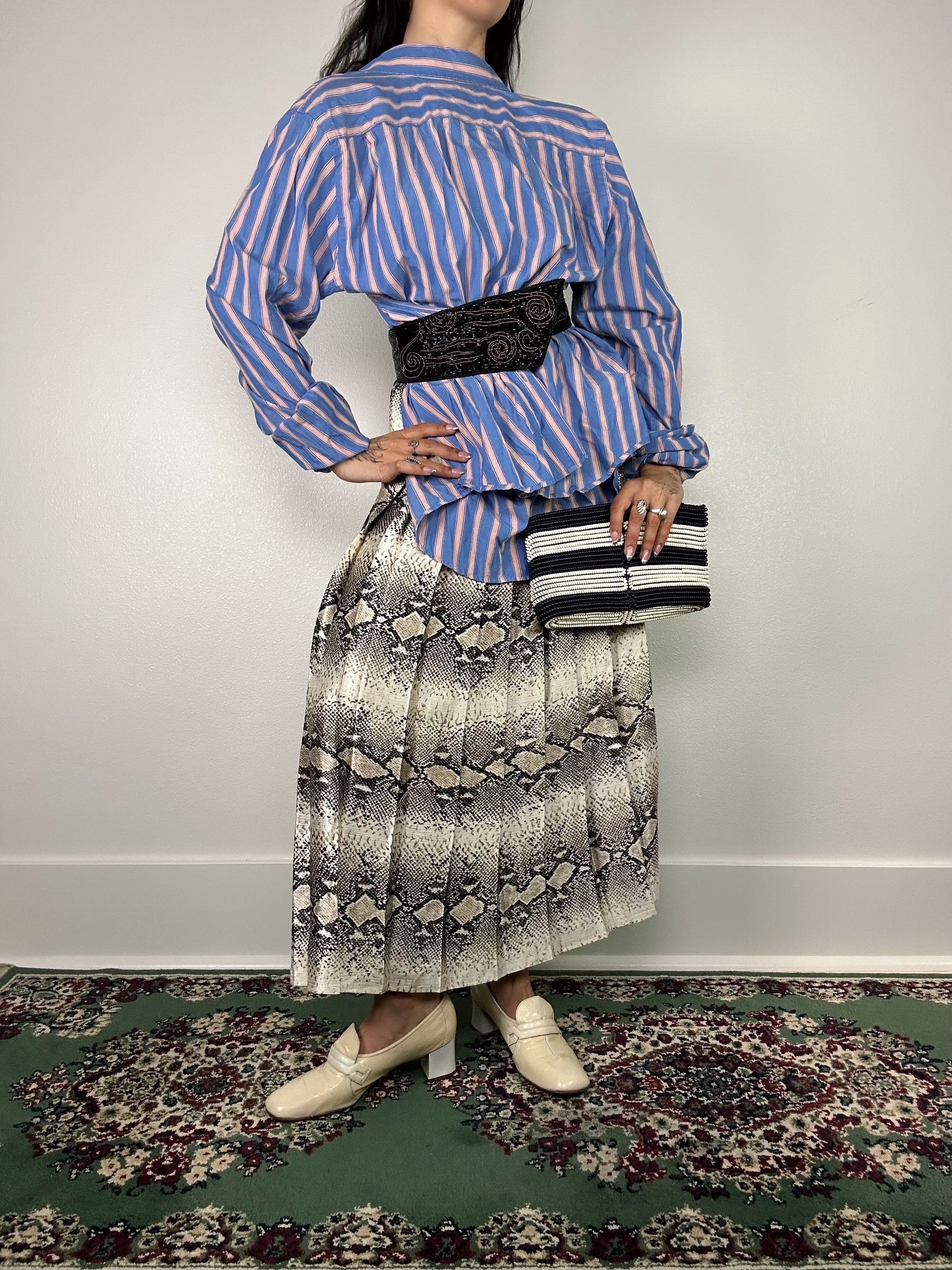 1970's Pleated Snake