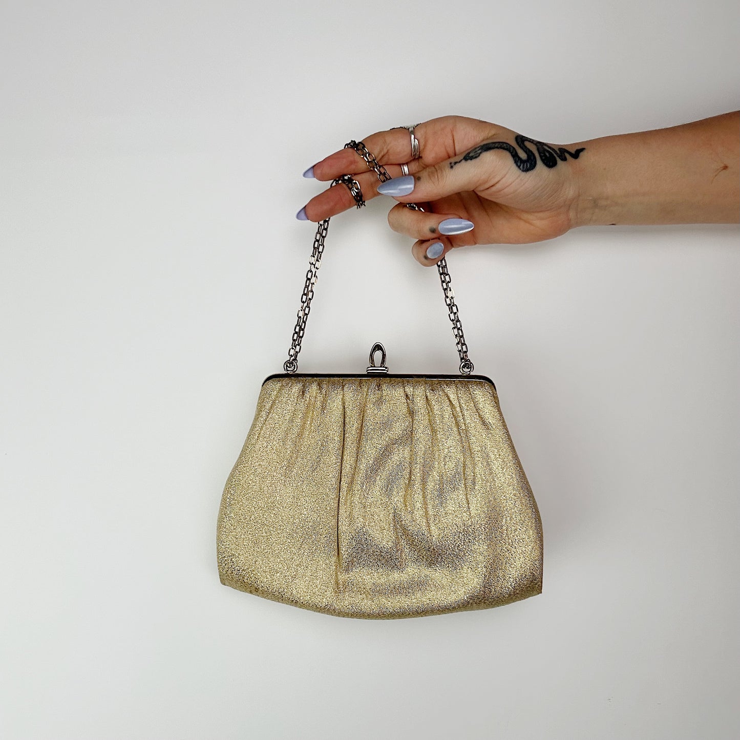 1960's Metallic Gold Purse