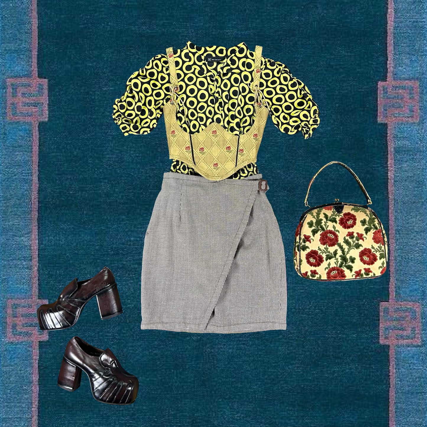 1990's Wool Houndstooth