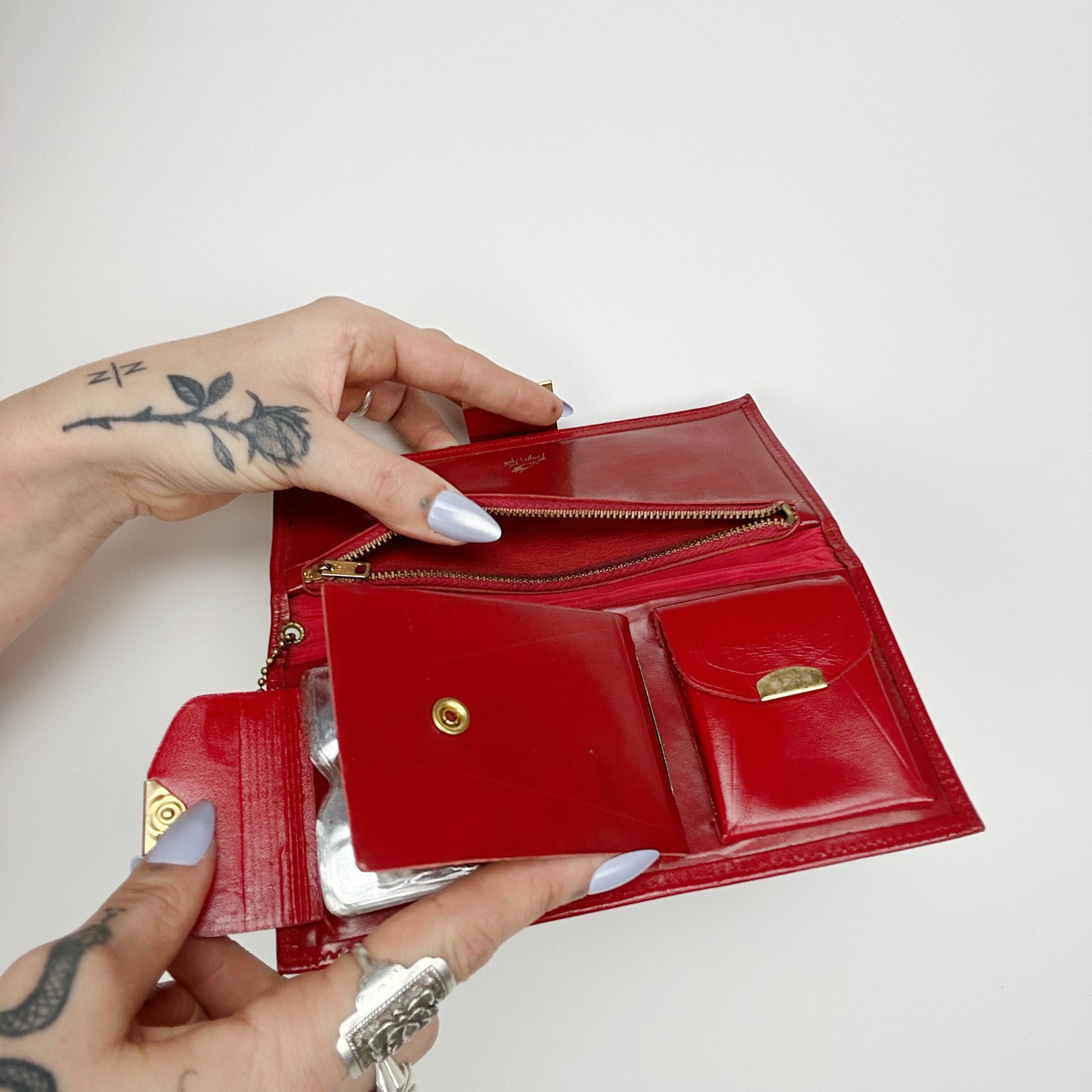 1960's Red Clutch Purse
