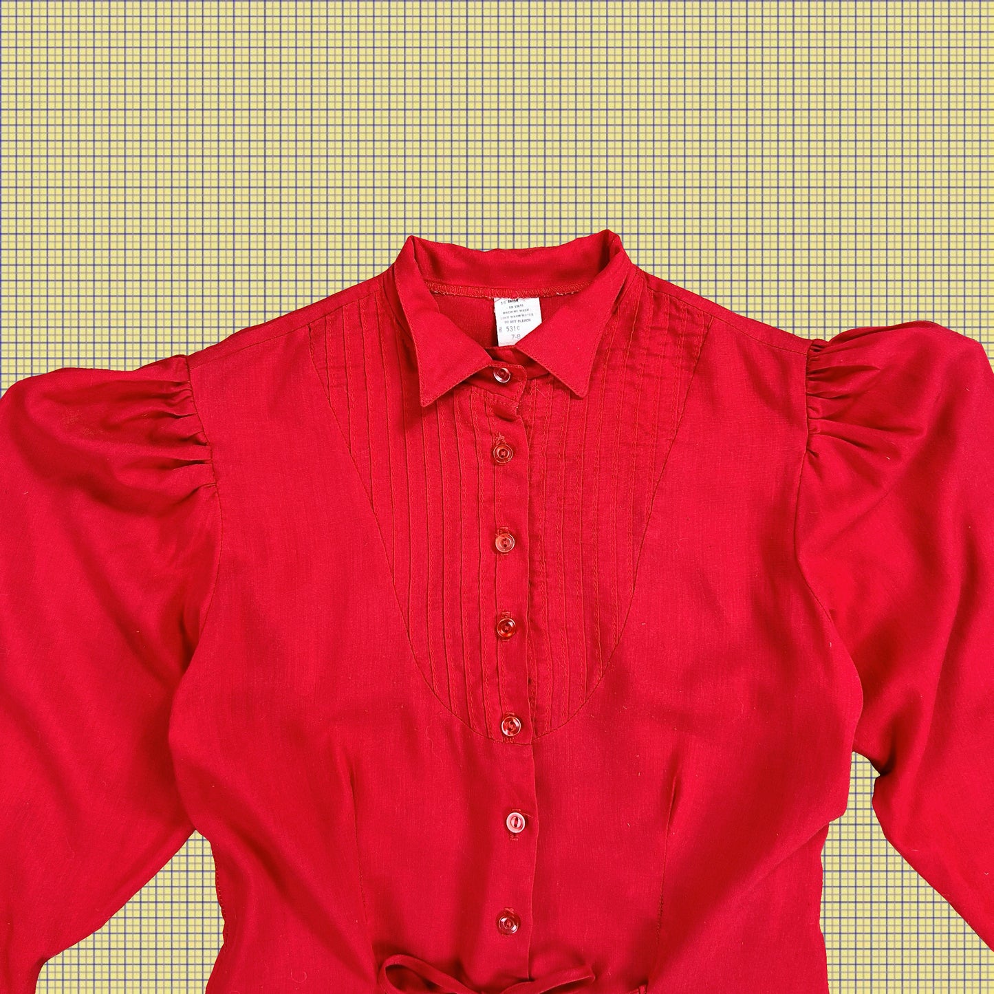 1970's Cherry Blouse