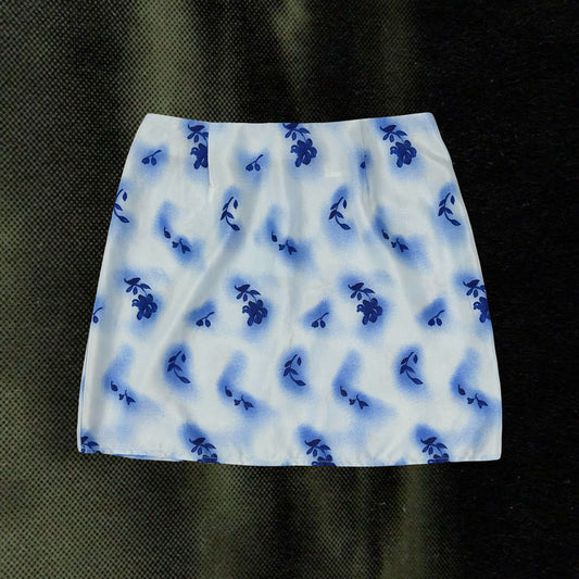 1990's Baby Blue Floral