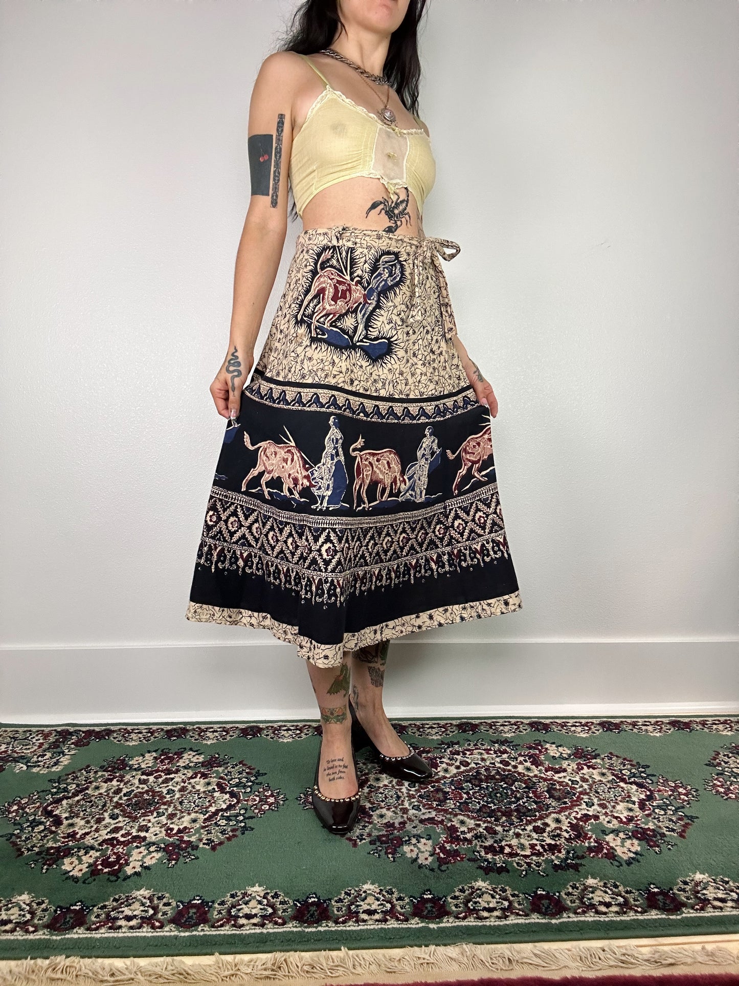 1970's Cowgirl Wrap Maxi