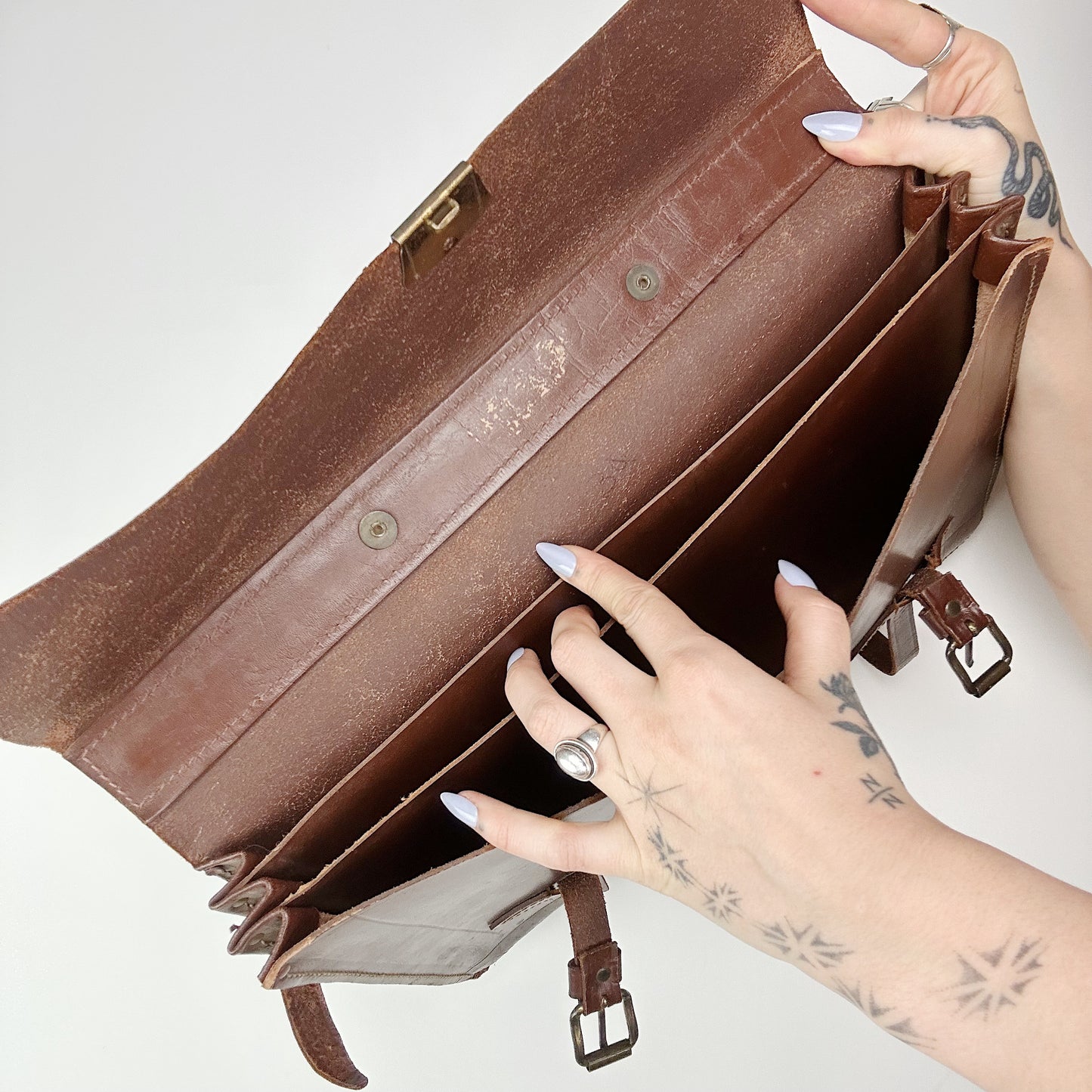 1970's Leather Briefcase