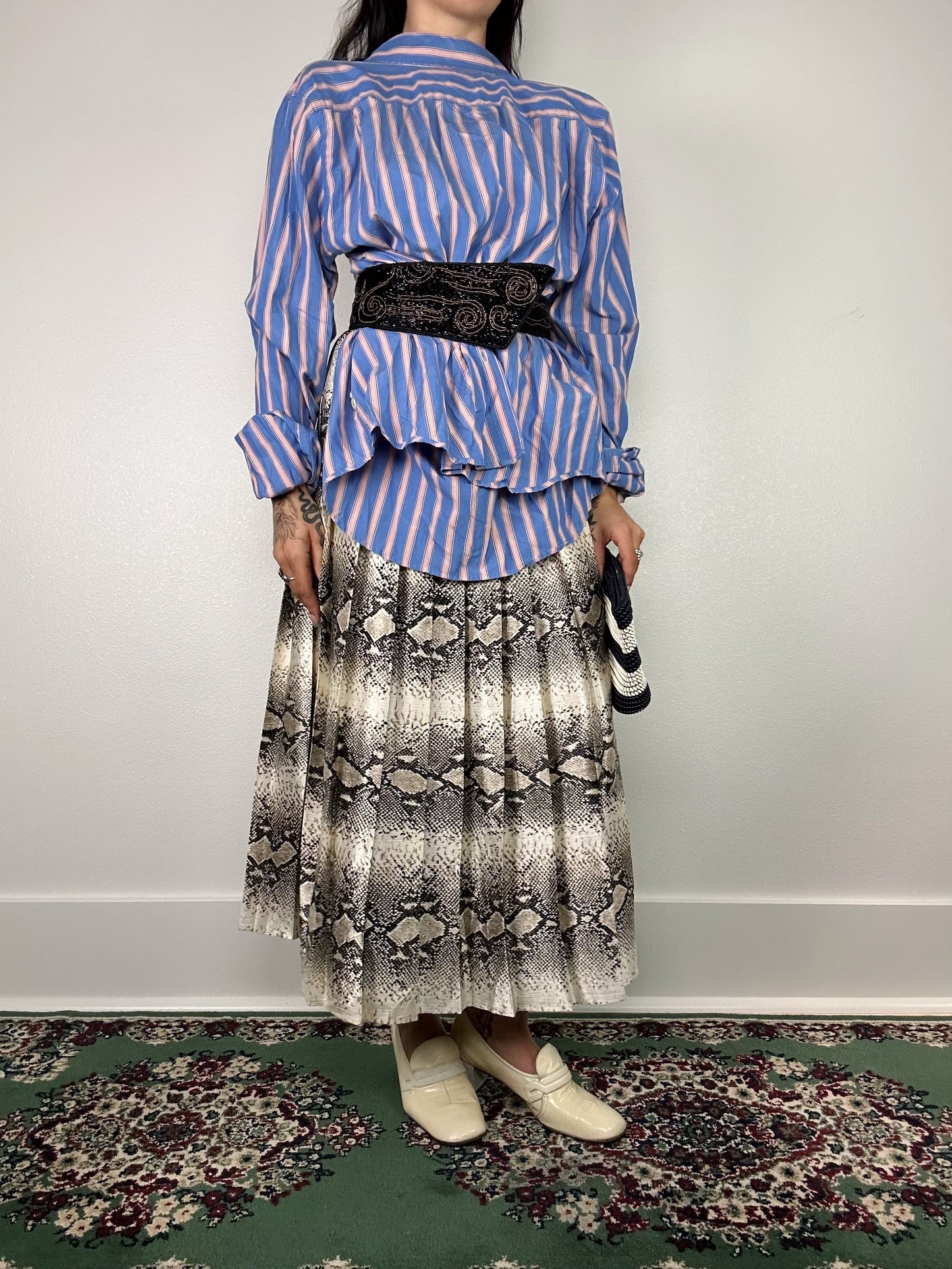 1970's Pleated Snake