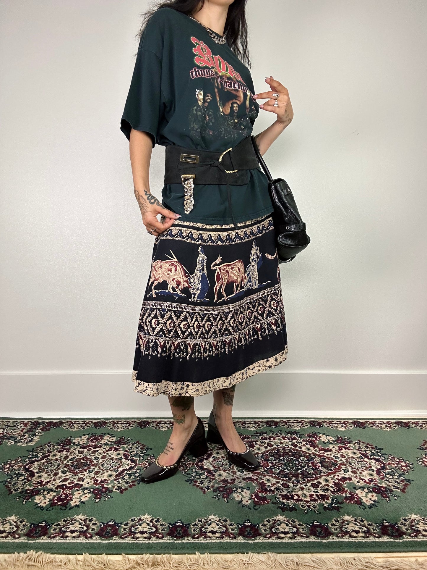 1970's Cowgirl Wrap Maxi