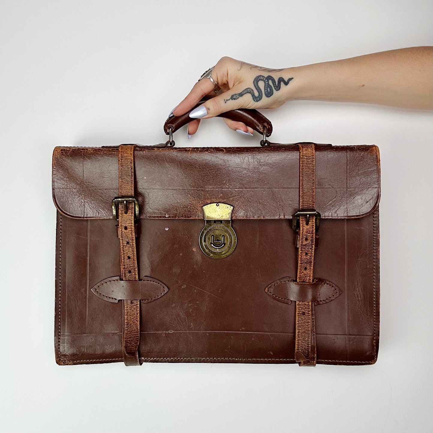 1970's Leather Briefcase