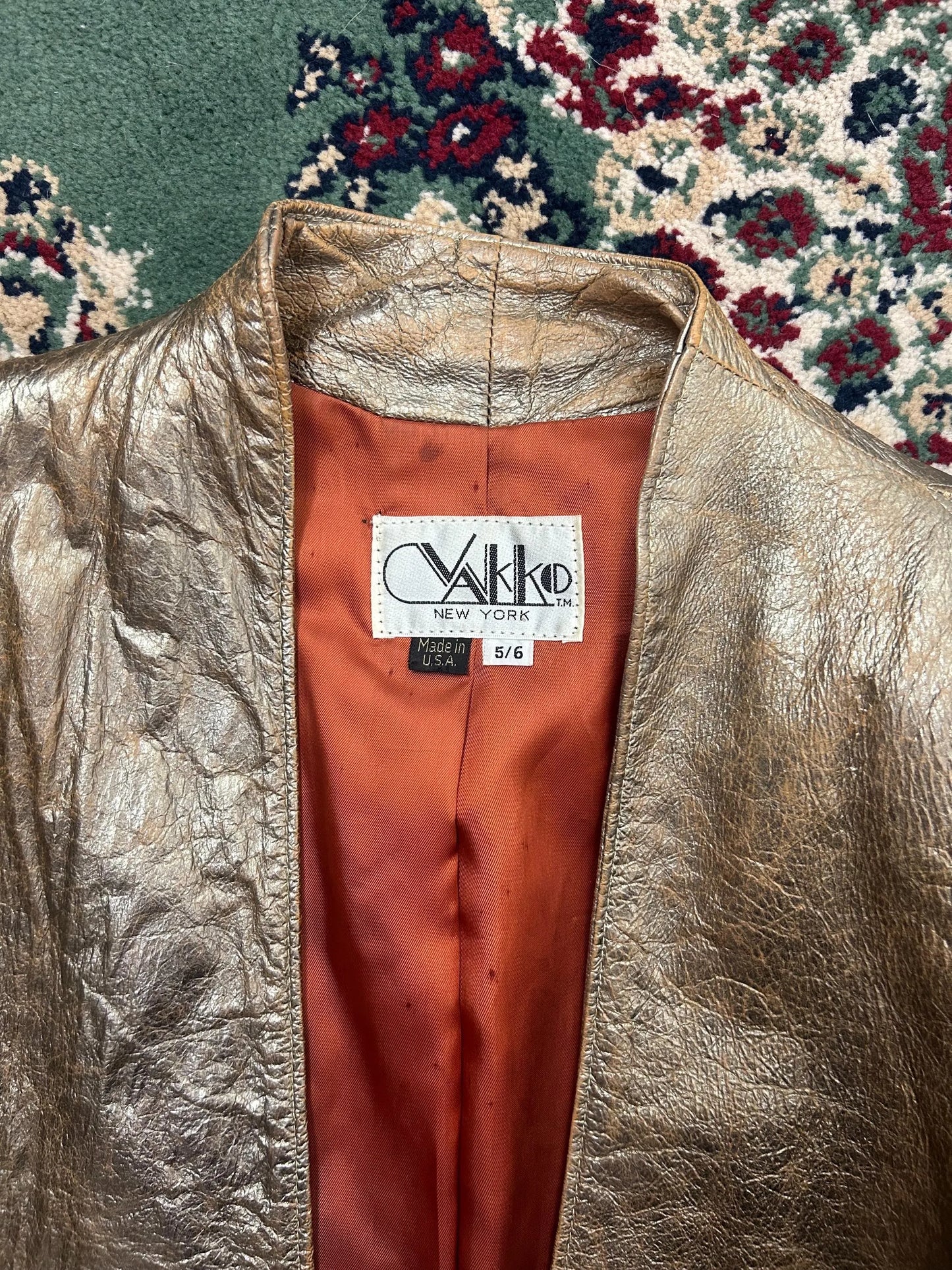 1970's Metallic Leather Jackets
