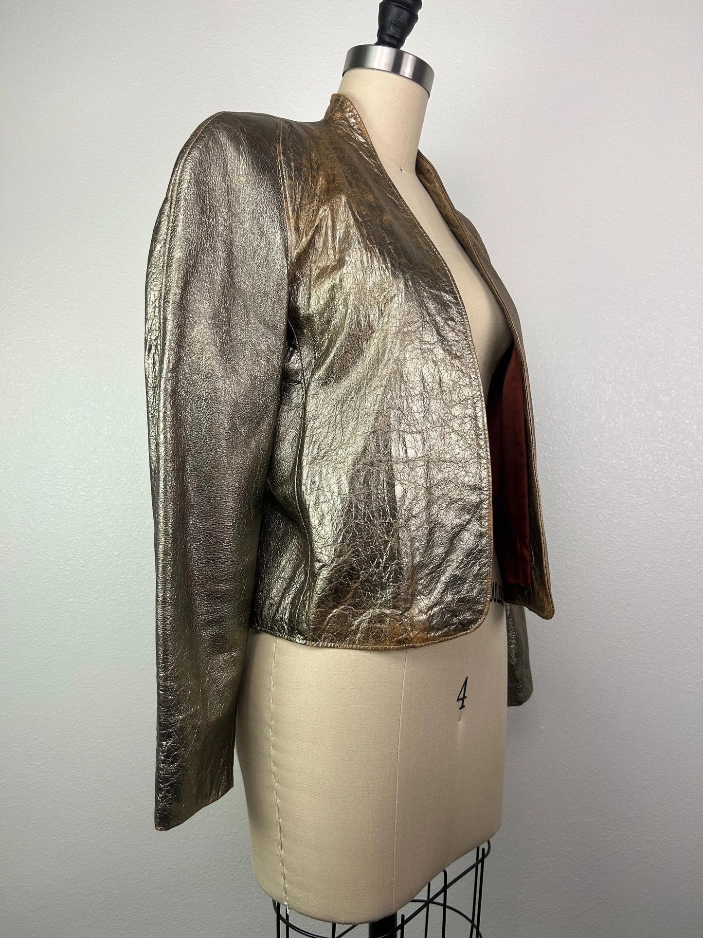 1970's Metallic Leather Jackets